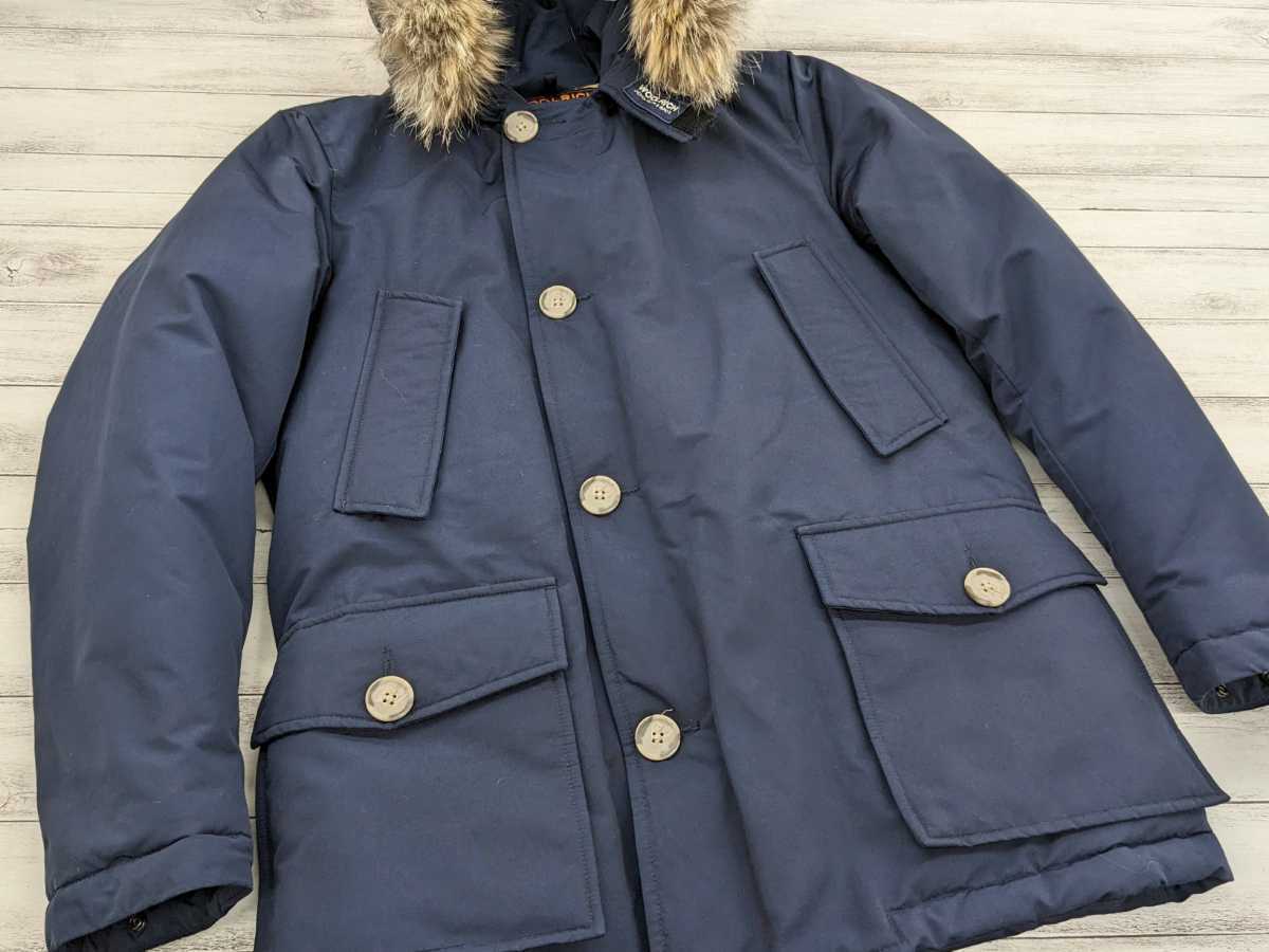 WOOLRICH ウールリッチ ARCTIC PARKA アークティックパーカー ファー付き ダウンジャケット ネイビー WOCPS2393D_画像4