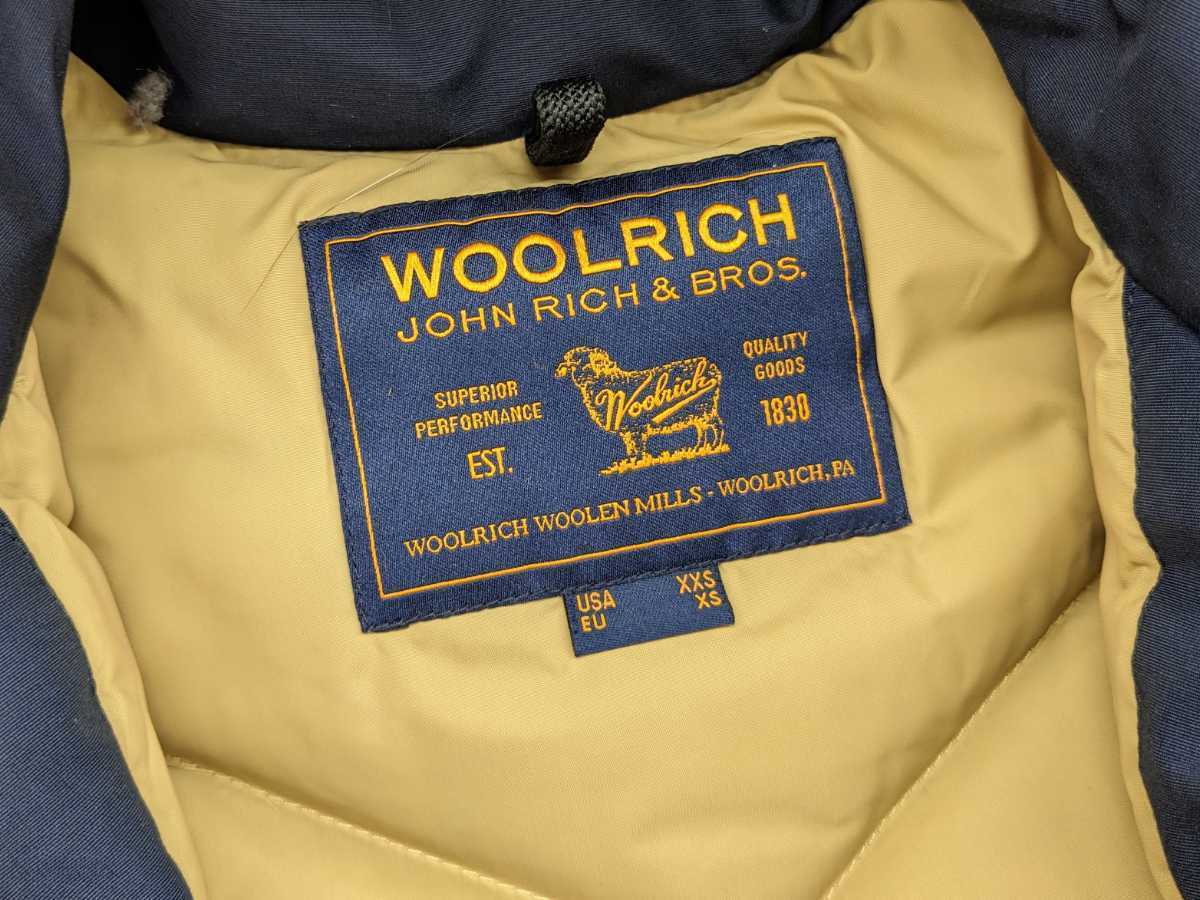 WOOLRICH ウールリッチ ARCTIC PARKA アークティックパーカー ファー付き ダウンジャケット ネイビー WOCPS2393D_画像7