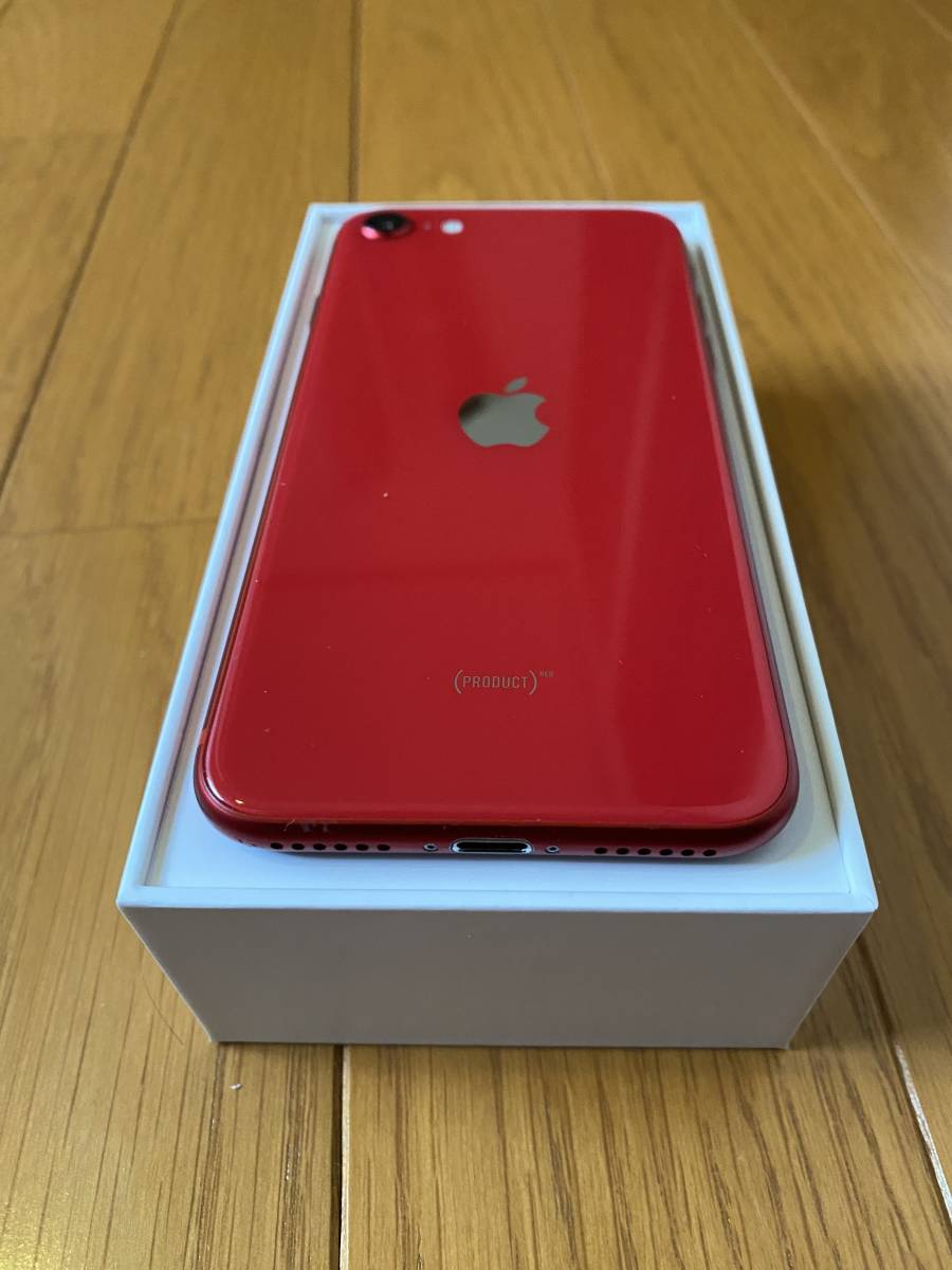 【SIMロック解除済み】iPhone SE2 (PRODUCT)RED 128GB MXD22J/A_画像6