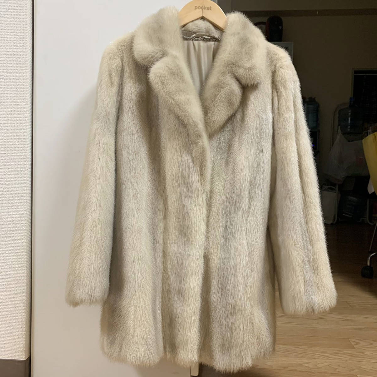 MINK ミンクコート サファイヤミンク 大きい襟 リアルファー コート