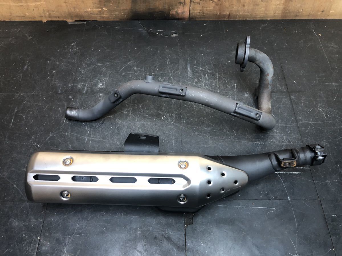 SEROW250 DG17J 純正サイレンサー エキパイ YAMAHA SERROW250 純正サイレンサーエキパイ