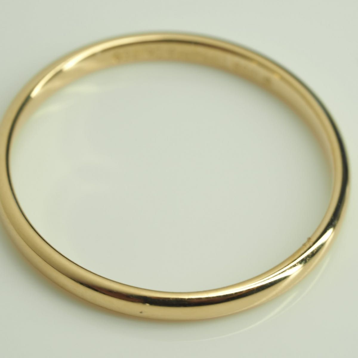 TIFFANY&Co. ティファニー K18YGプレーンリング-