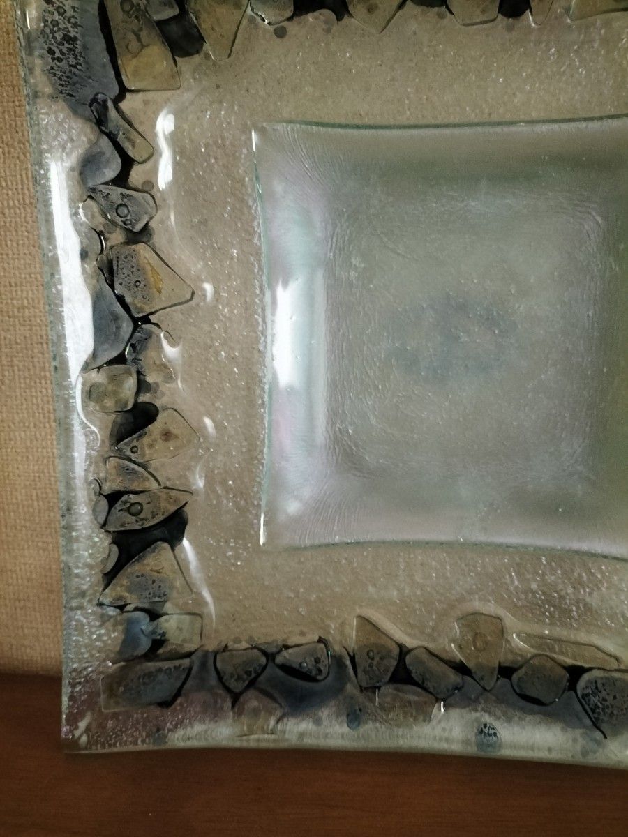 Lisowski Glass Studioのグラスアート スクエアプレート 角皿 | opts