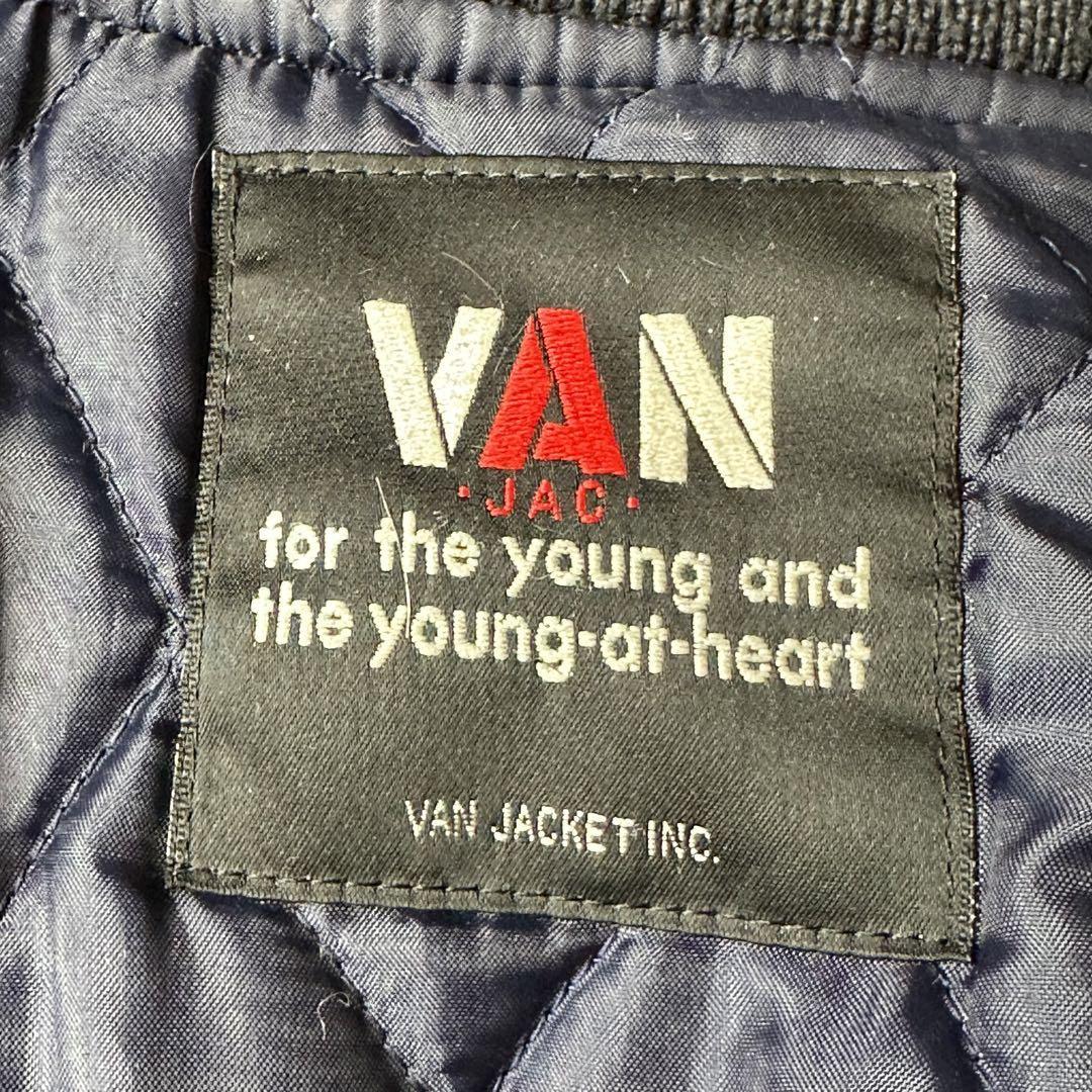 ヤフオク! - 【激レア・美品】VAN JACKET スタジャン 袖レザ...