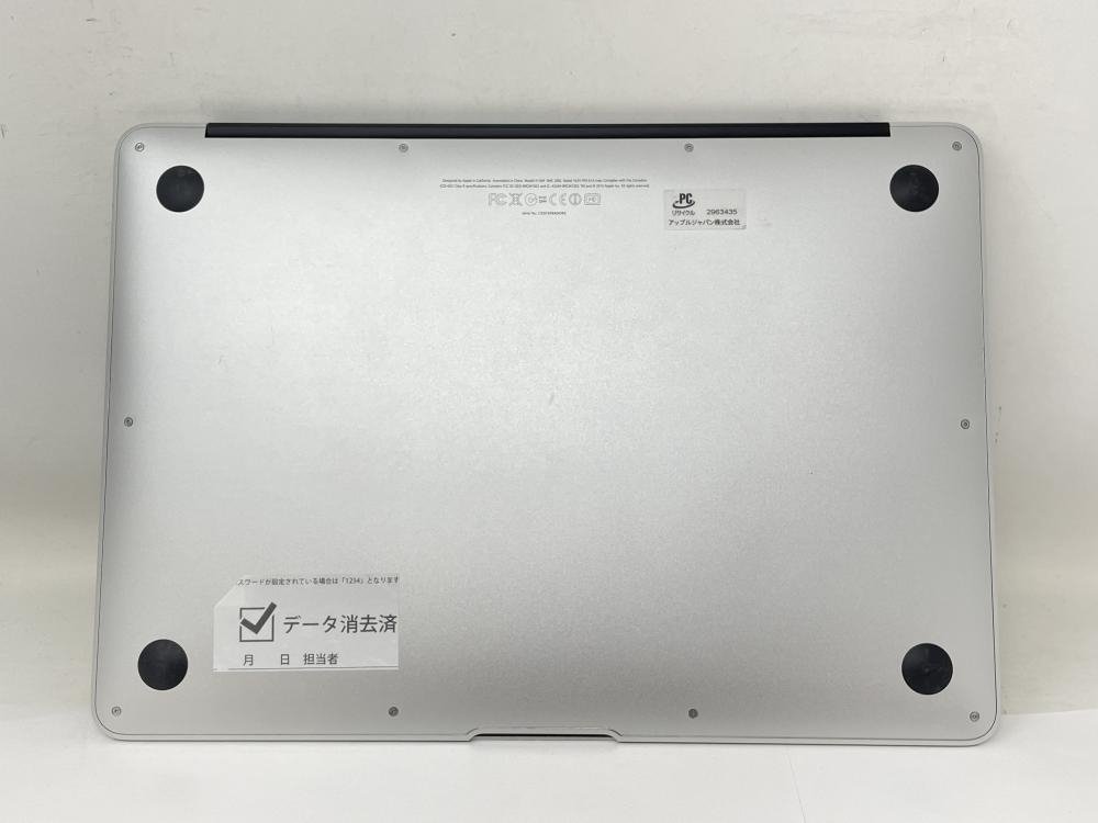 M552【美品】 充放電回数95回 MacBook Air Late 2010 13インチ SSD 256GB 1.86GHz Core 2 Duo /100の画像4