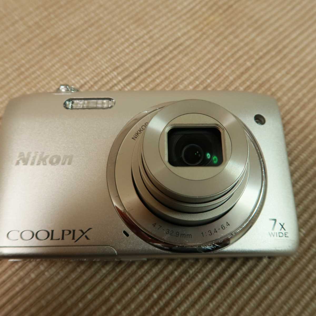 Nikon COOLPIX S3500/撮影可/電池・充電器付き/送料無料 Nikon COOLPIX S3500/撮影可/電池・充電器付き/送料無料