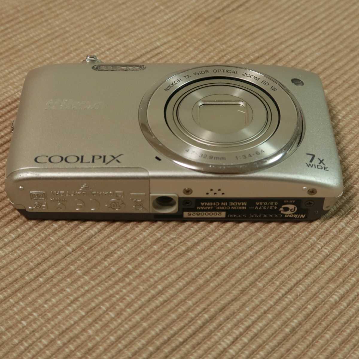 Nikon COOLPIX S3500/撮影可/電池・充電器付き/送料無料 Nikon COOLPIX S3500/撮影可/電池・充電器付き/送料無料