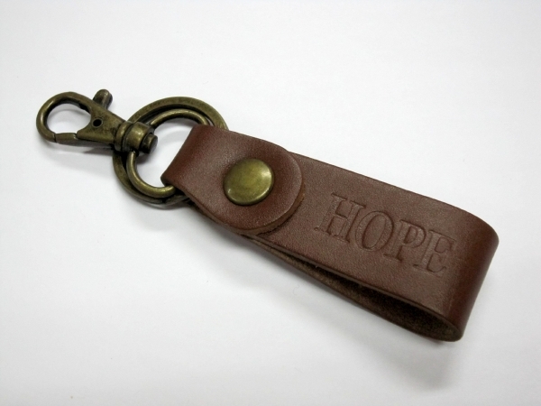  Novelty cigarettes HOPE Short Hope original key holder leather leather KEYCHAIN not for sale 