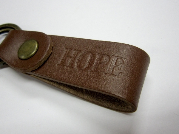  Novelty cigarettes HOPE Short Hope original key holder leather leather KEYCHAIN not for sale 