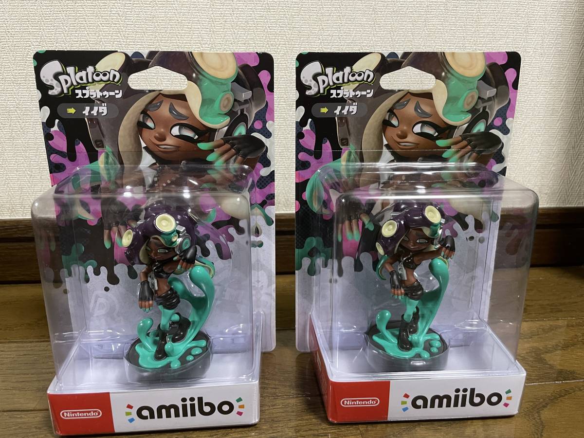 新品未開封 スプラトゥーン amiibo アミーボ イイダ　2個セット