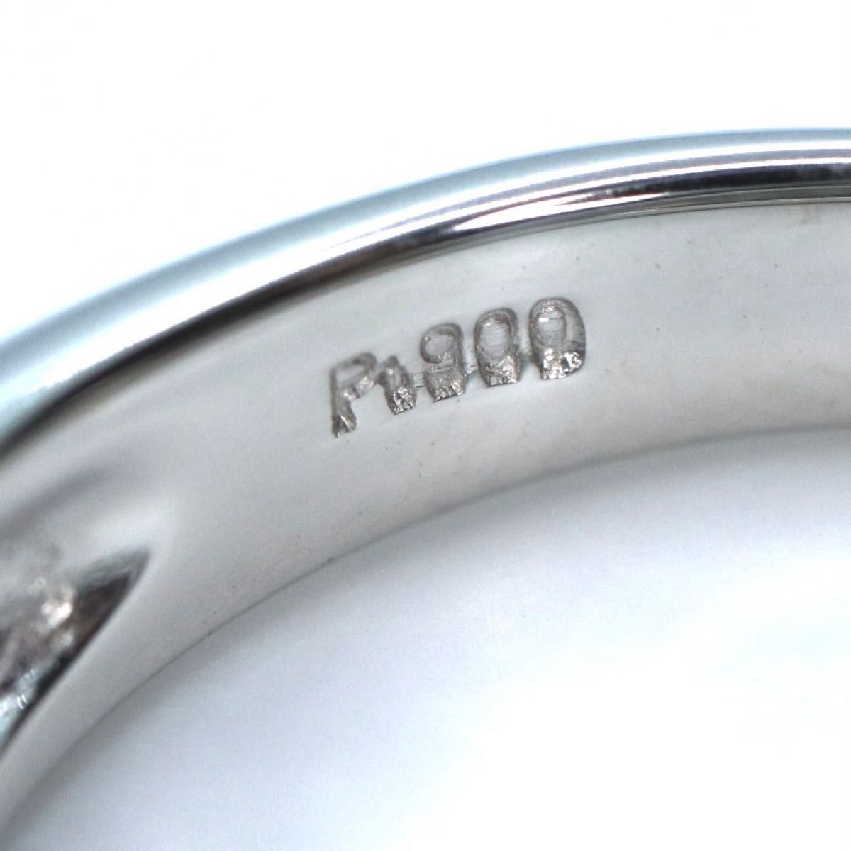 pt900 サファイアダイヤモンドリング 0.58ct D0.58ct 11.5号