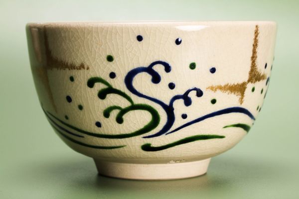 満点の 理平焼 十三代紀太理平 茶道具 金 笹 茶器 茶道具 共箱 茶器