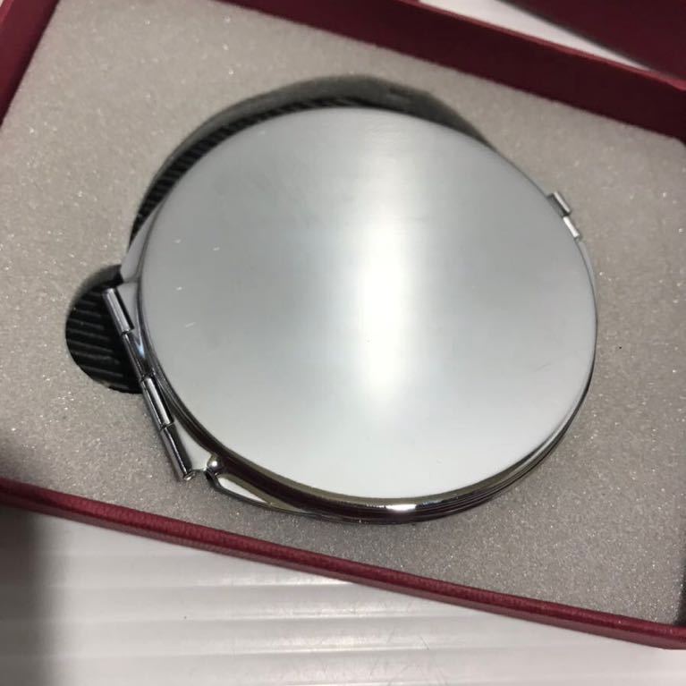  prompt decision * unused Korea compact mirror mother-of-pearl skill magnifying glass attaching butterfly .