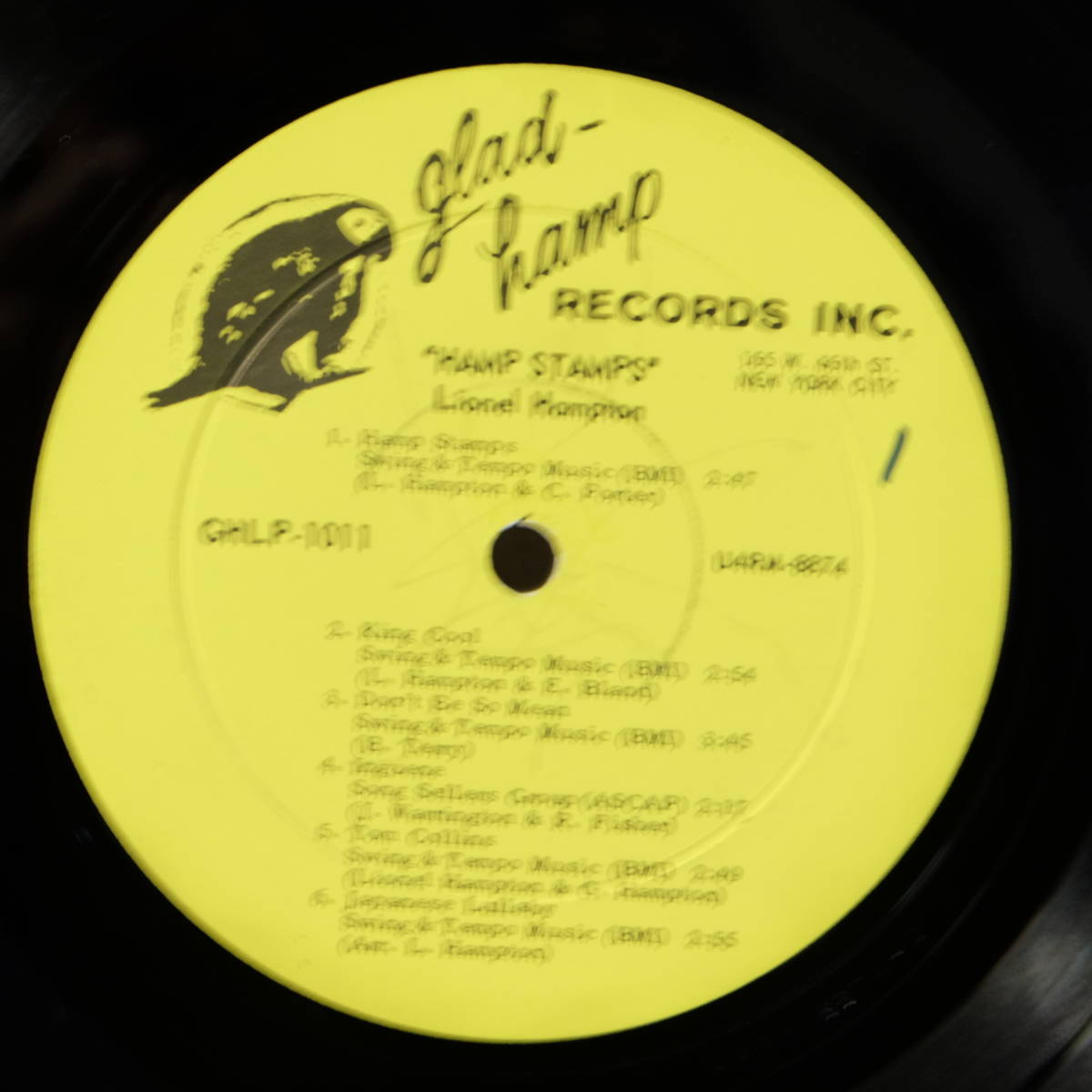 Glad-Hamp【 GHLP-1011 : Hamp Stamps 】DG / Lionel Hampton and His Jazz Inner Circle_画像4