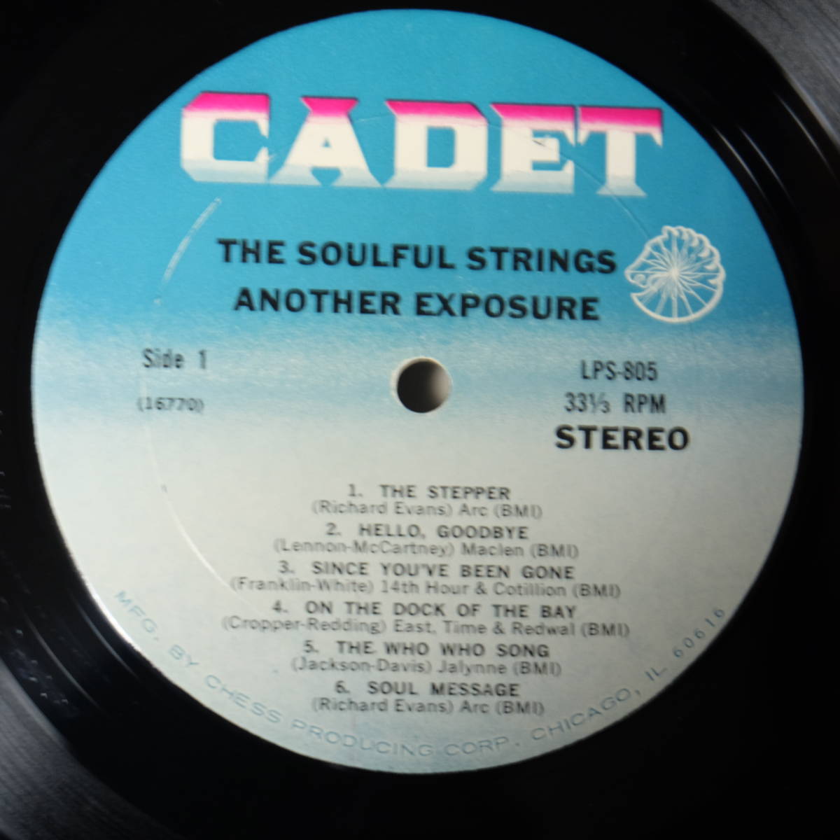 Cadet【 LPS 805 : Another Exposure 】The Soulful Strings arranged and conducted by Richard Evans_画像4