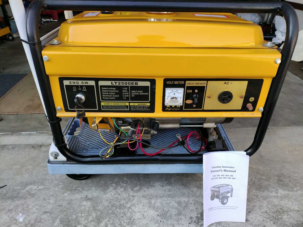 Yahoo!オークション - 100v エンジン発電機 LT2500EB 168F Yahoo!オークション - 100v エンジン発電機 LT2500EB 168F