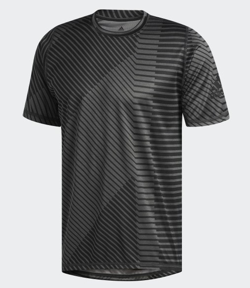 (新品) アディダス adidas 半袖機能Tシャツ M4T STRONG キカガクグラフィックヘザーTシャツ Sサイズ 黒 ブラック グレー トレーニング_画像1