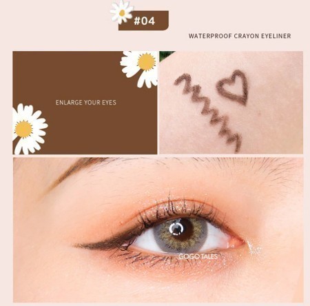  firmly eyes power natural superfine smooth gel eyeliner usually using Brown black pink white dark 