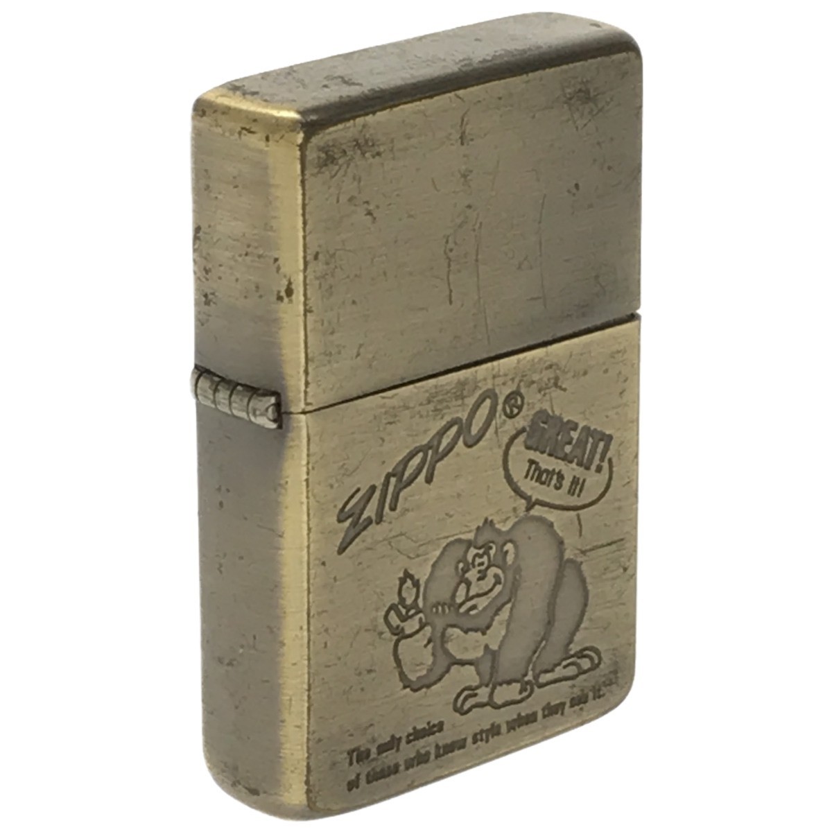 ヤフオク! - 【希少 訳あり】Zippo ゴリラ II 1986年製 ゴ...