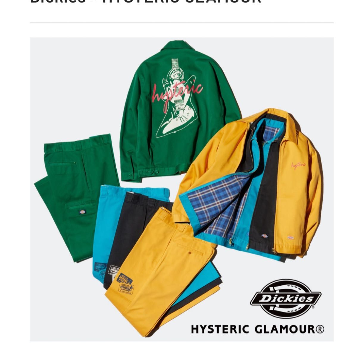 ヒステリックグラマー × ディッキーズ アイゼンハワージャケット ヒステリックグラマー × ディッキーズ アイゼンハワージャケット