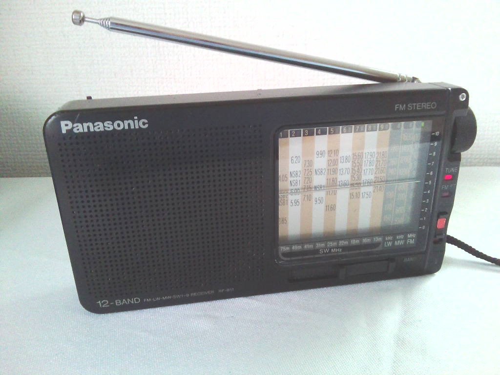 Panasonic RF-B11 Panasonic FM/LW/MW/SW-1-9 world частота радио 12-BAND * прием OK! с дефектом 