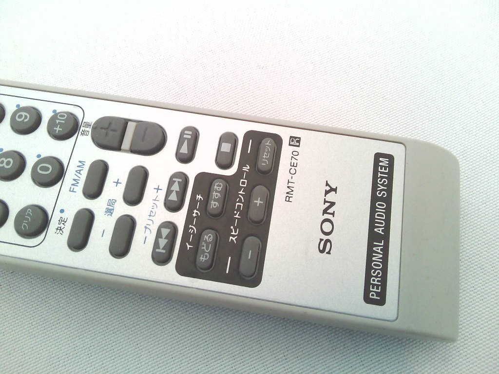 SONY RMT-CE70 ZS-E70 for remote control personal CD for remote control * operation beautiful goods 