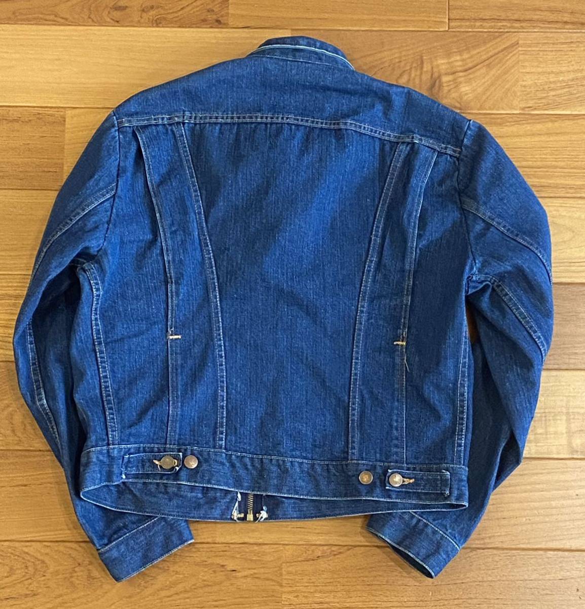 濃紺70s ビンテージ ラングラー 24MJZ デニムジャケット SIZE44 濃紺70s ビンテージ ラングラー 24MJZ デニムジャケット SIZE44