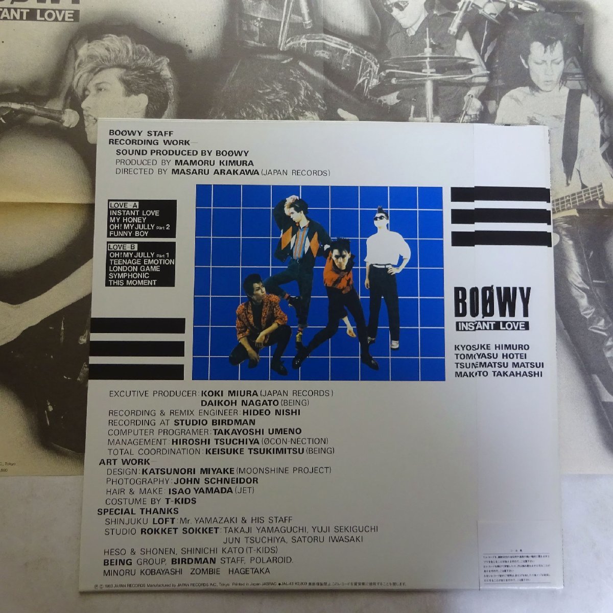 18031453;【ほぼ美盤/帯付】Boowy / Instant Love-日本代購代Bid第一