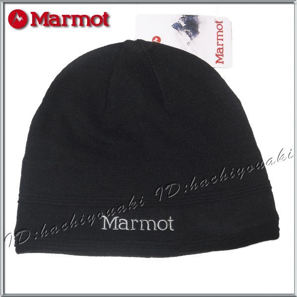 Marmot 新品 マーモット ビーニー キャップ シャドウ ニット帽 ブラック サイズフリー メンズ レディース アウトドア_画像5