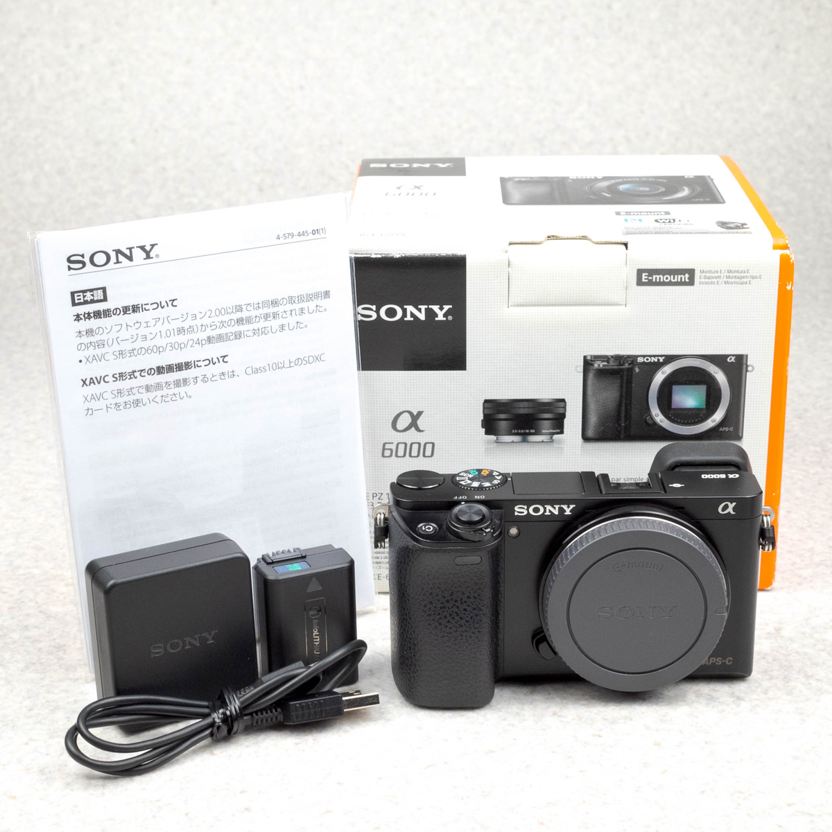 SONY ソニー a6000 ボディ 黒 元箱等付属 美品 APS-C α6000 ブラック ...