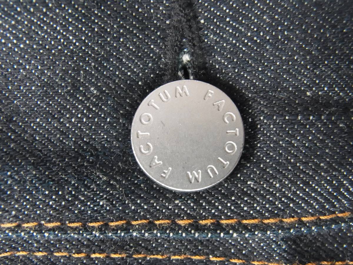 FACTOTUM ファクトタム デニムジャケット 3rd タイプ Gジャン 44サイズ 赤耳 セルビッジ 日本製 denim made in japan vintage_画像7