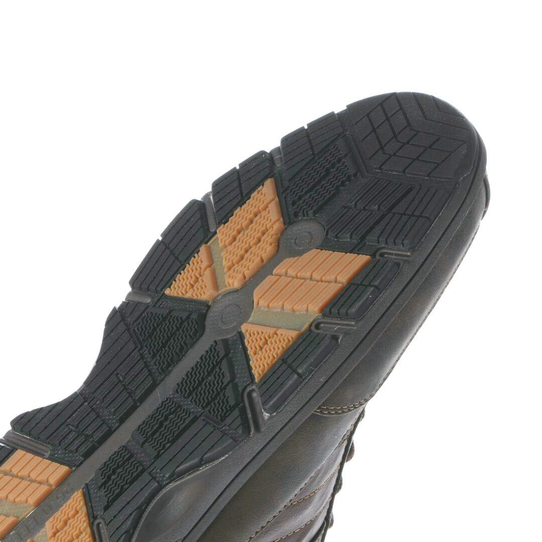  新品 アシックス 防水合皮ブーツ3015 濃茶 ２６cm 3E 耐滑 zex_画像4