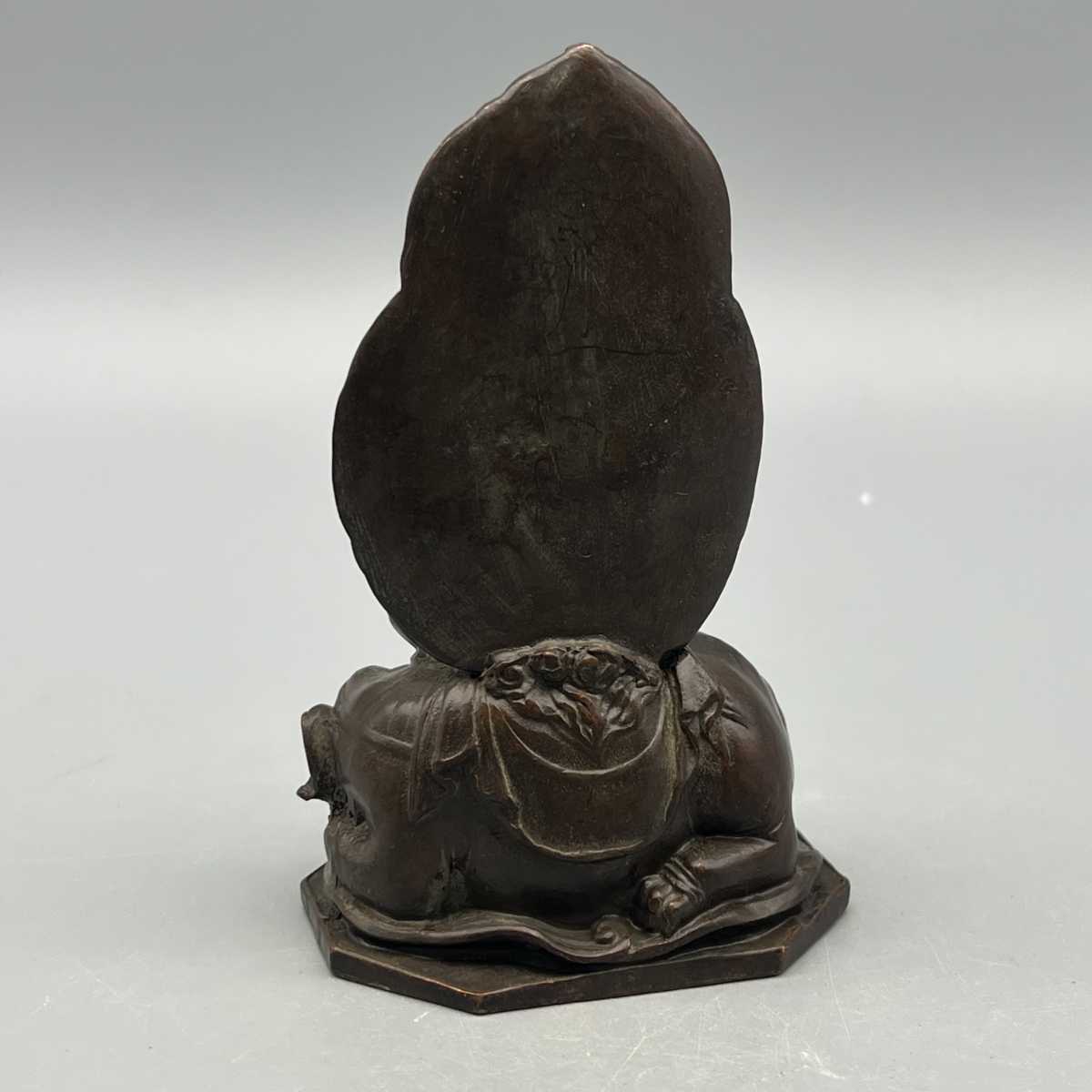 JChere雅虎拍卖代购：仏教美術銅製古仏像清時高さ12cm
