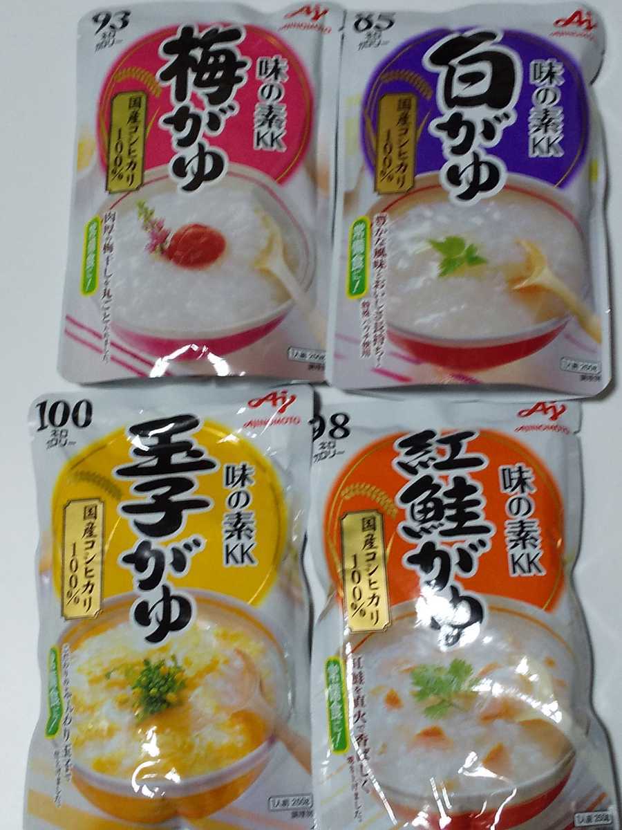 非常食 まとめ売り 13点！ 粥　味の素、ぱくぱく、　白がゆ、玉子がゆ、梅がゆ、紅鮭がゆ_画像3