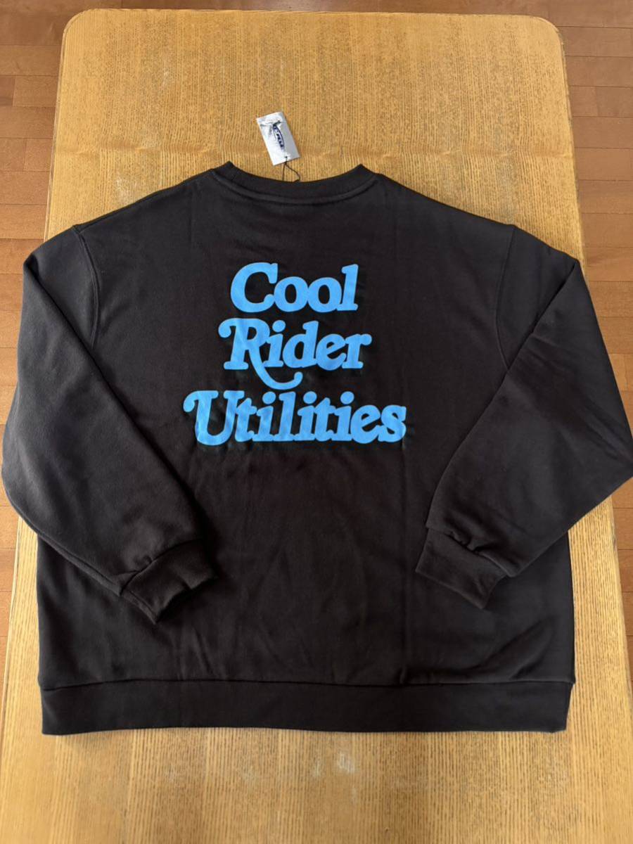 CRU スウェットシャツ ブラックM トレーナー Cool Rider Utilities_画像1