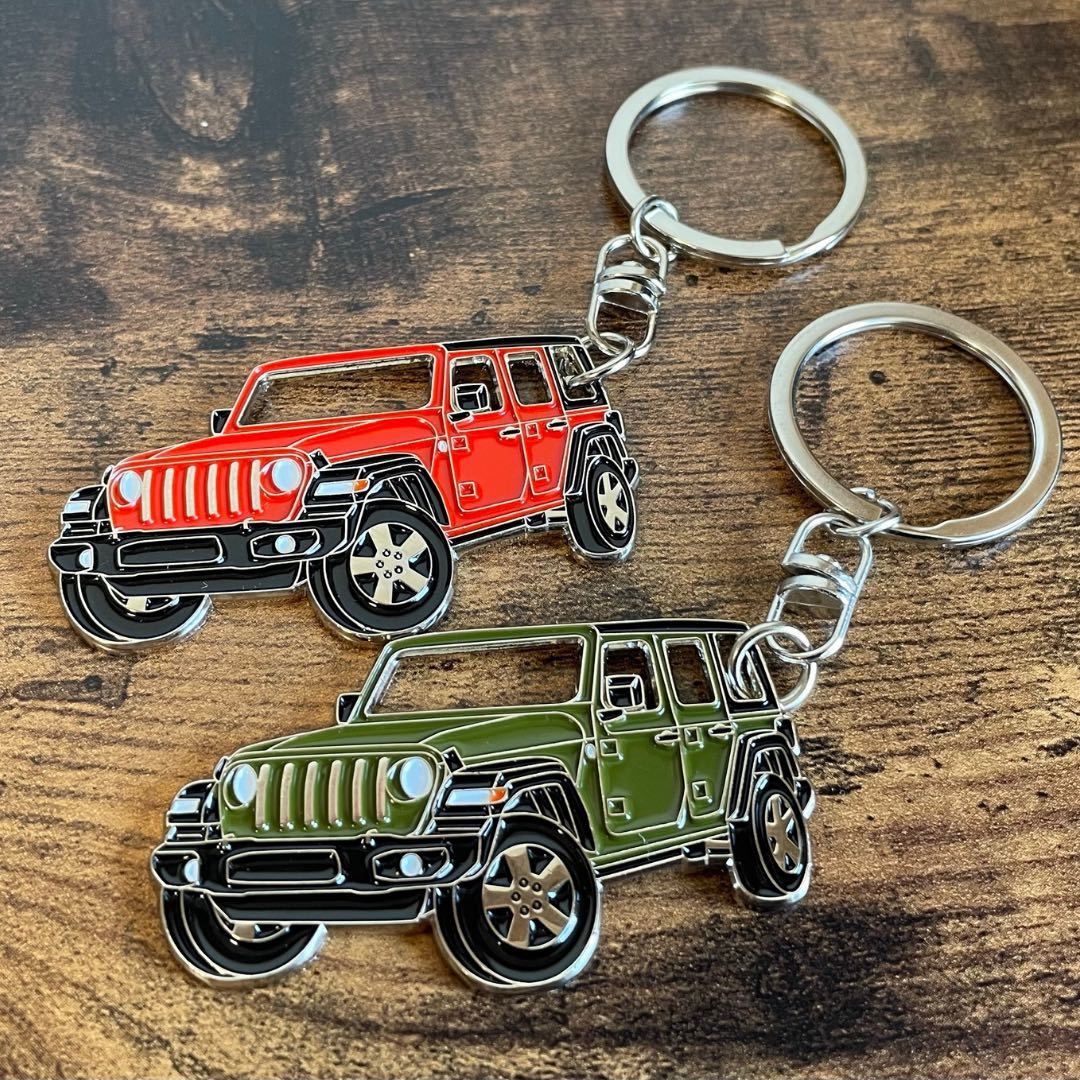 ジープ ラングラー キーホルダー Jeep wrangler アクセサリー パーツ 内装品 プレゼント 鍵_画像5