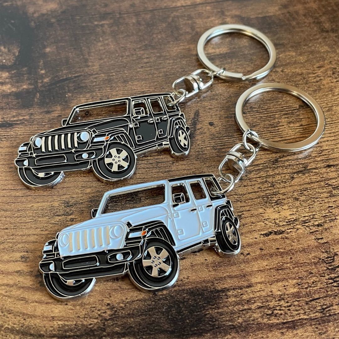 ジープ ラングラー キーホルダー Jeep wrangler アクセサリー パーツ 内装品 プレゼント 鍵_画像6