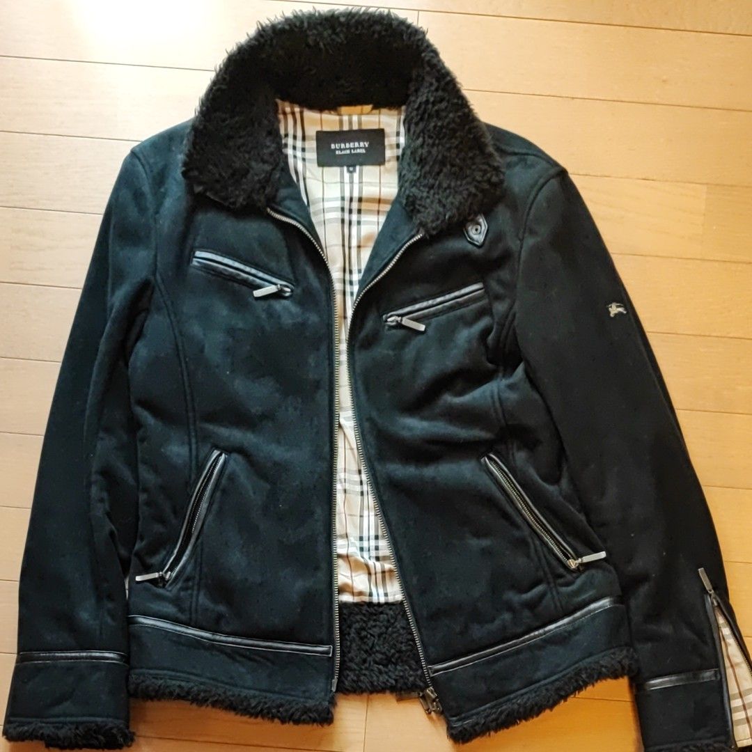 BURBERRY BLACK LABEL バーバリーブラックレーベル ライダース レザー