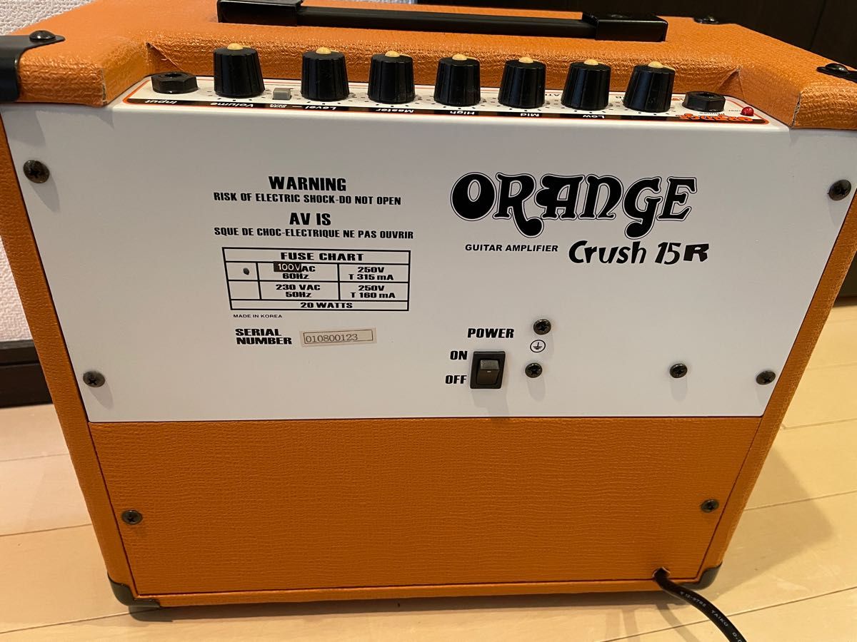 【廃盤】ORANGE Crush15R ギターアンプ　中古　美品