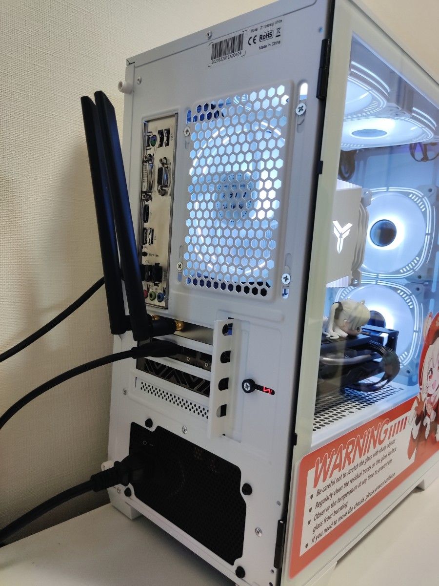 クリアランス 白いゲーミングPC オシャレな白いゲーミングPC☆Ryzen