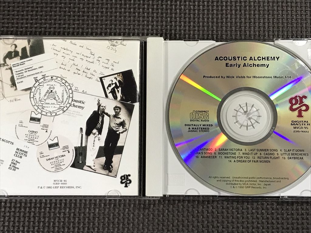 ACOUSTIC ALCHEMY アコースティック アルケミー EARLY ALCHEMY アーリー アルケミー_画像3