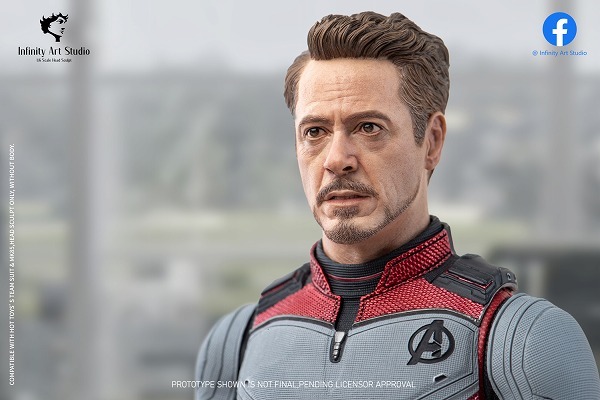 トニー ヘッド ノーマルヘッド アクションフィギュア用 1/6 HS01 Infinity Art Studio (IAS) IRON MAN アベンジャーズ tony endgame _画像5