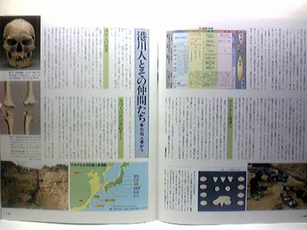 絶版◆◆週刊日本の歴史32 原ニホン人と列島の自然◆◆港川人・縄文人 渡来系と土着系の弥生人・アイヌと琉球人 港川人の顔は超頑丈・故郷_画像3