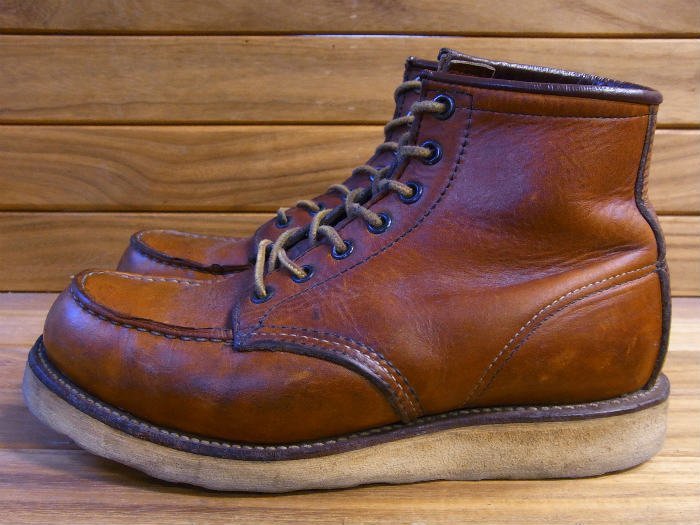 (^w^)b RED WING レッドウィング USA製 875 アイリッシュ セッター ブーツ サイド 羽タグ オロイジナル ブラウン ゴールドラセット ワーク_画像1