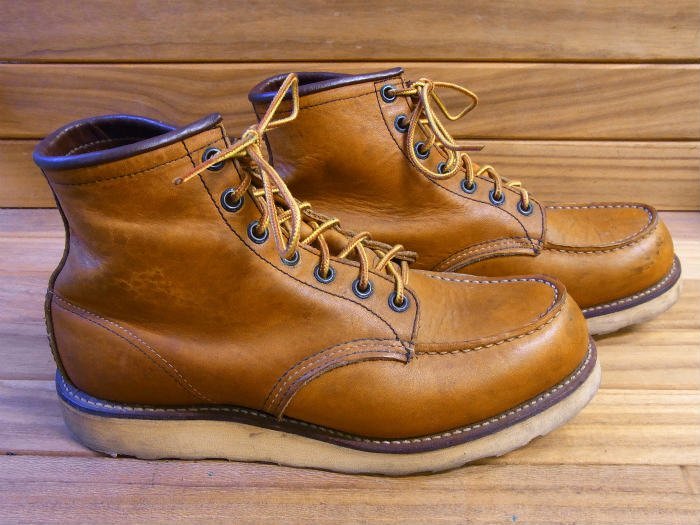 (^w^)b RED WING レッドウィング USA製 875 アイリッシュ セッター ブーツ サイド 羽タグ オロイジナル ブラウン ワーク ハンティング_画像2