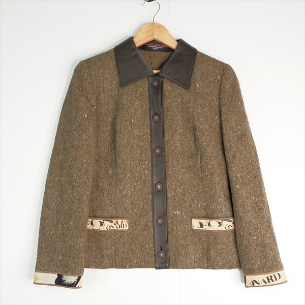 LEONARD ツイード コート 贅沢屋の - daytienghanquoc.com