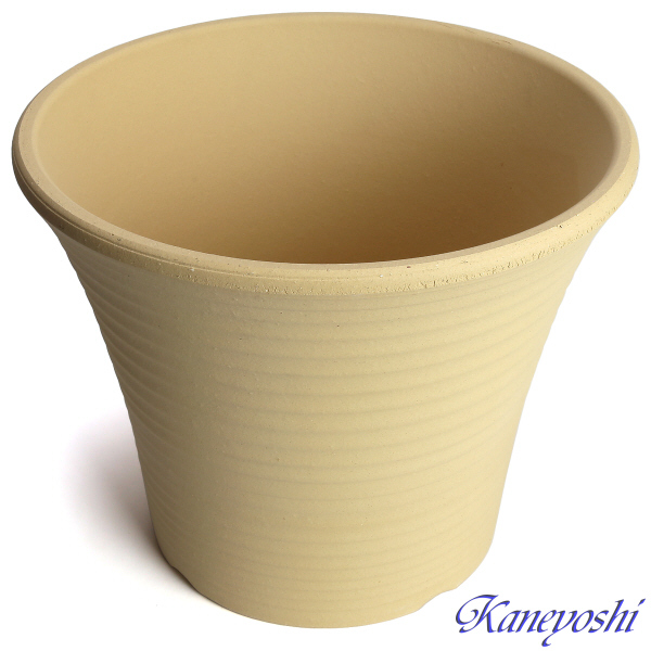 植木鉢 おしゃれ 安い 陶器 サイズ 26cm DLローズ 8号 白焼 室内 屋外 白 色_画像3