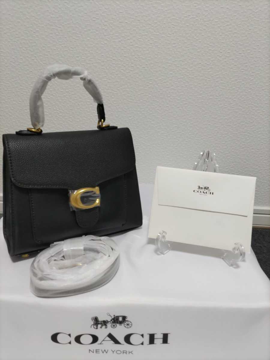COACH コーチ レザー タビー トップ ハンドル 20 ショルダーバッグ