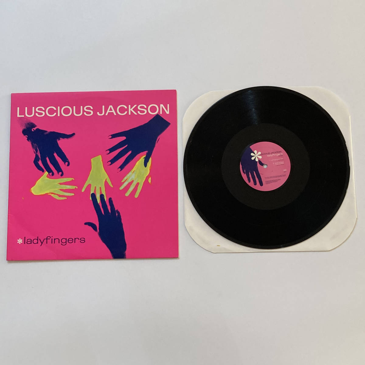 LPレコード【Luscious*ルシャス・ジャクソン『JacksonLadyfingers』［Grand Royal］】Waldeck/Veruca Salt/Donna Lewis/Plumb Romanowski_画像7
