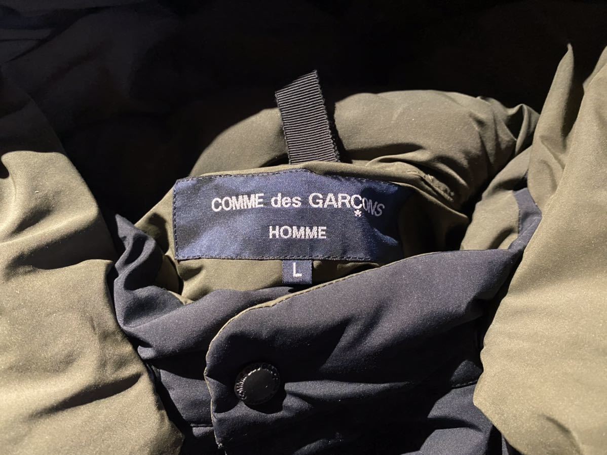 COMME des GARCONS HOMME 22AW ロゴパッチダウンジャケット